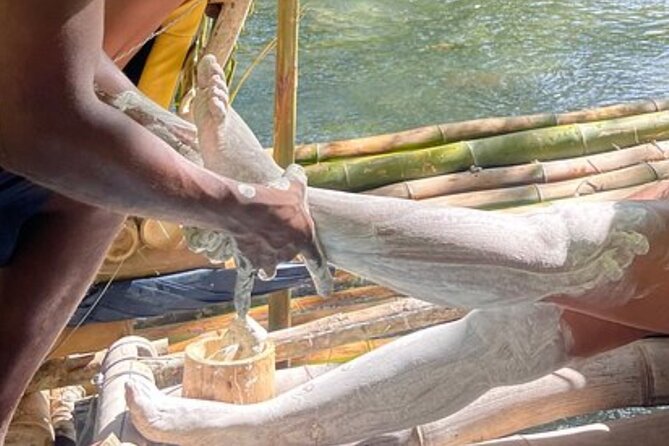 bamboo rafting & limestone massage bamboo rafting & limestone massage